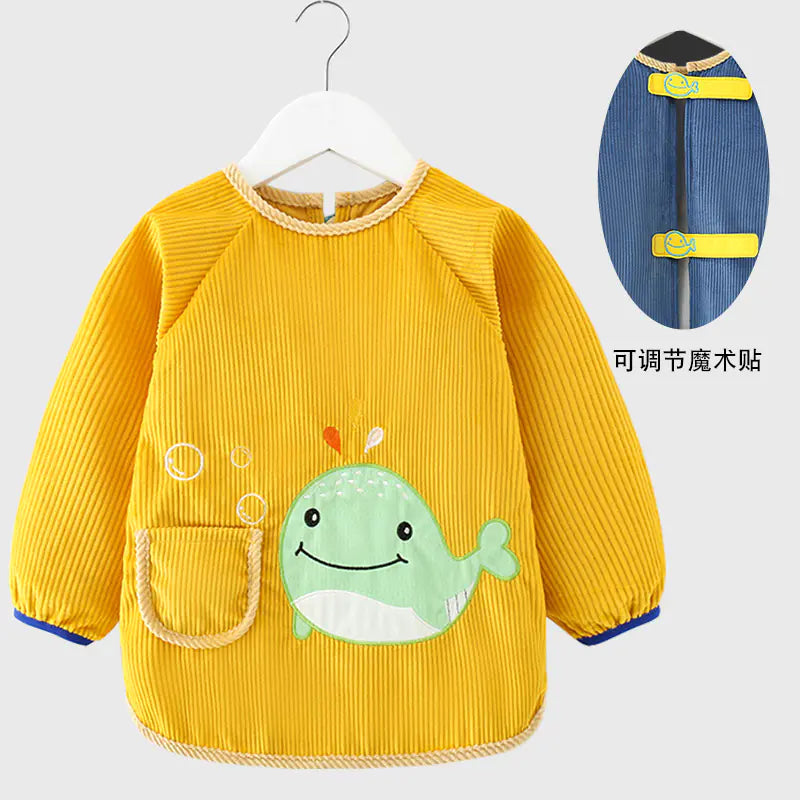 Waterproof Bib for Boys - Stylish Reversible Design