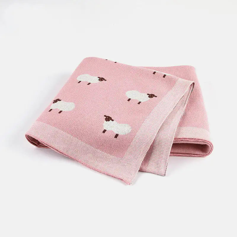 Windproof Baby Sheep pattern Blanket Cover