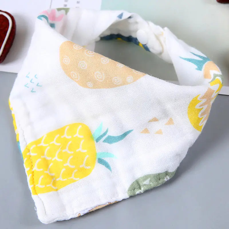 Cartoon Triangle Towel for Babies - Soft and Printed