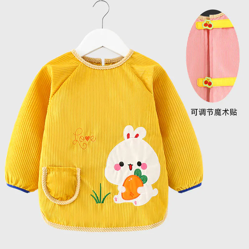 Waterproof Bib for Boys - Stylish Reversible Design