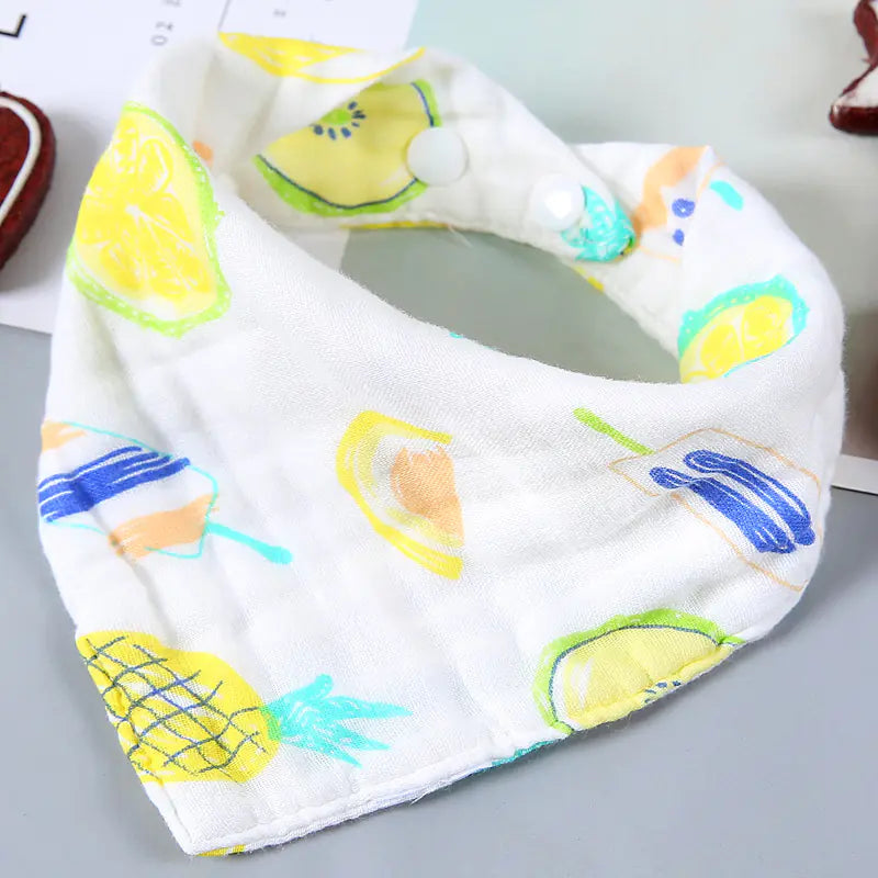 Cartoon Triangle Towel for Babies - Soft and Printed