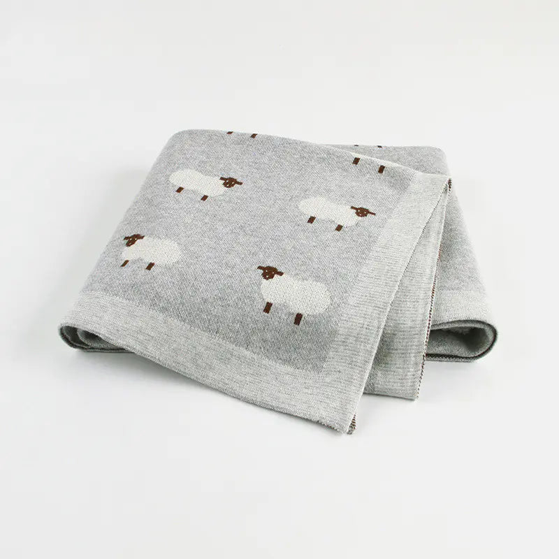 Windproof Baby Sheep pattern Blanket Cover